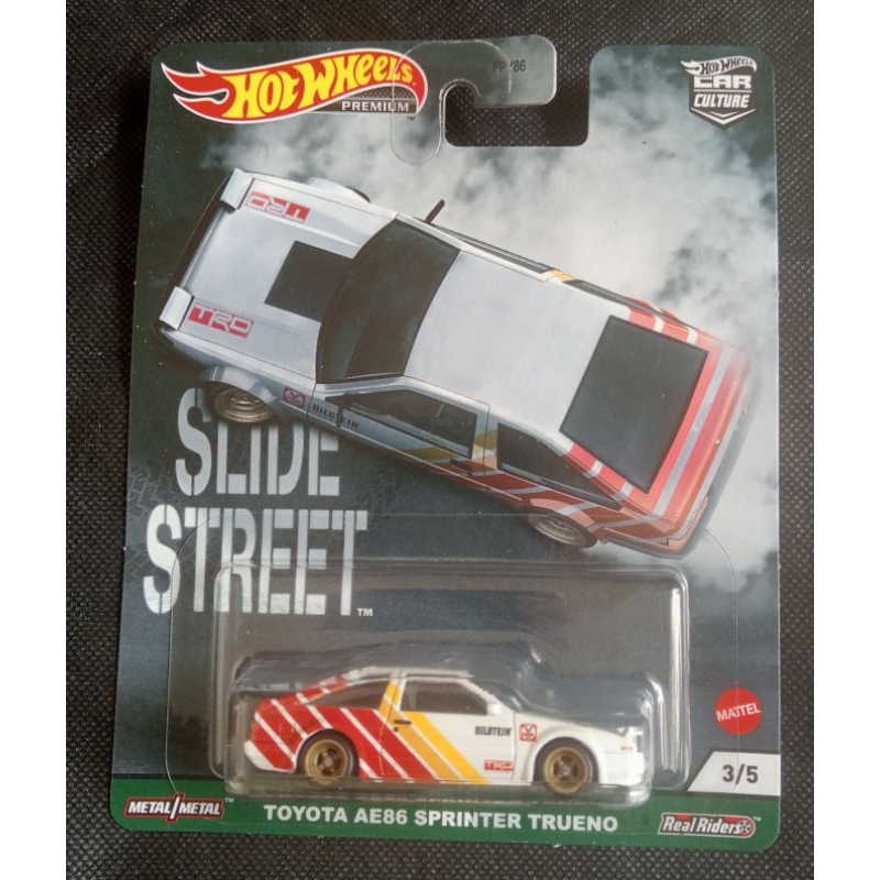 HOT WHEELS SLIDE STREET TOYOTA AE86 SPRINTER TRUENO