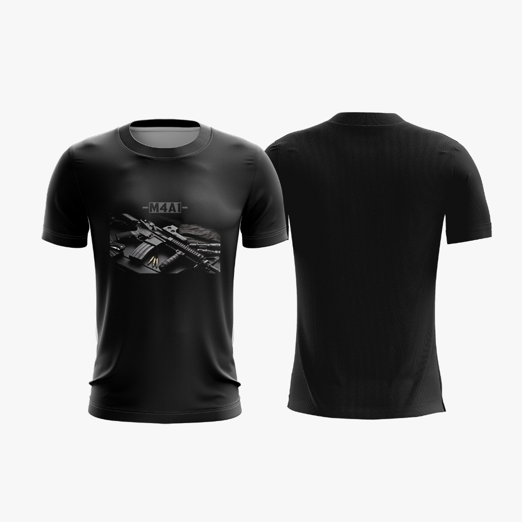 PUSATKAOSJERSEY TERBARU MOTIF SENJATA M4-A1 KEREN BISA COD
