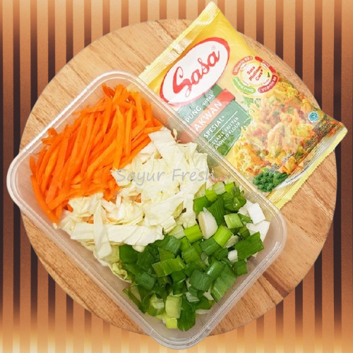 

Paket Foodprep Bakwan Sayur Bonus 2 Sasa Tepung Bakwan