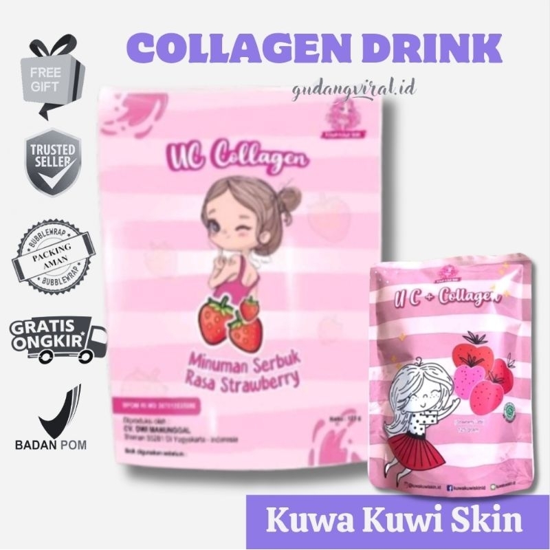 ❤️GV❤️ [KEMASAN BARU] UC+COLLAGEN DRINK KUWA KUWI SKIN UC COLLAGEN HALAL AMAN DIKONSUMSI ORIGINAL