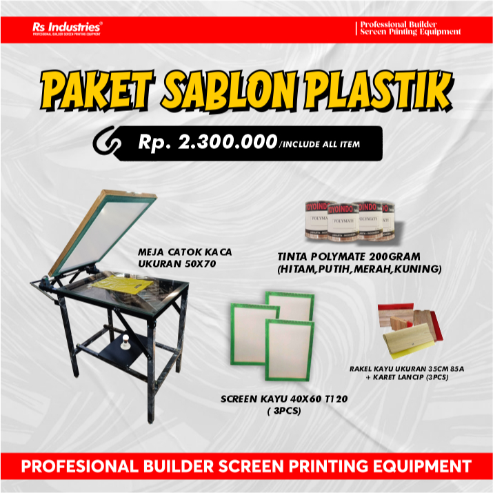 

PAKET MEJA SABLON PLASTIK
