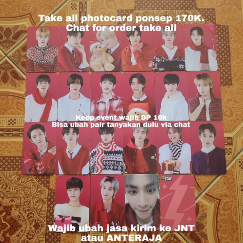 [READY STOCK] NCT ZONE CHRISTMAS VER SELCA XIAOJUN KONSEP ALL MEMBER