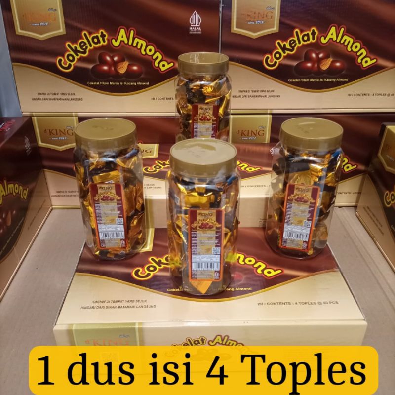 

Coklat Almond d'KING ( coklat almond ) 1 dus