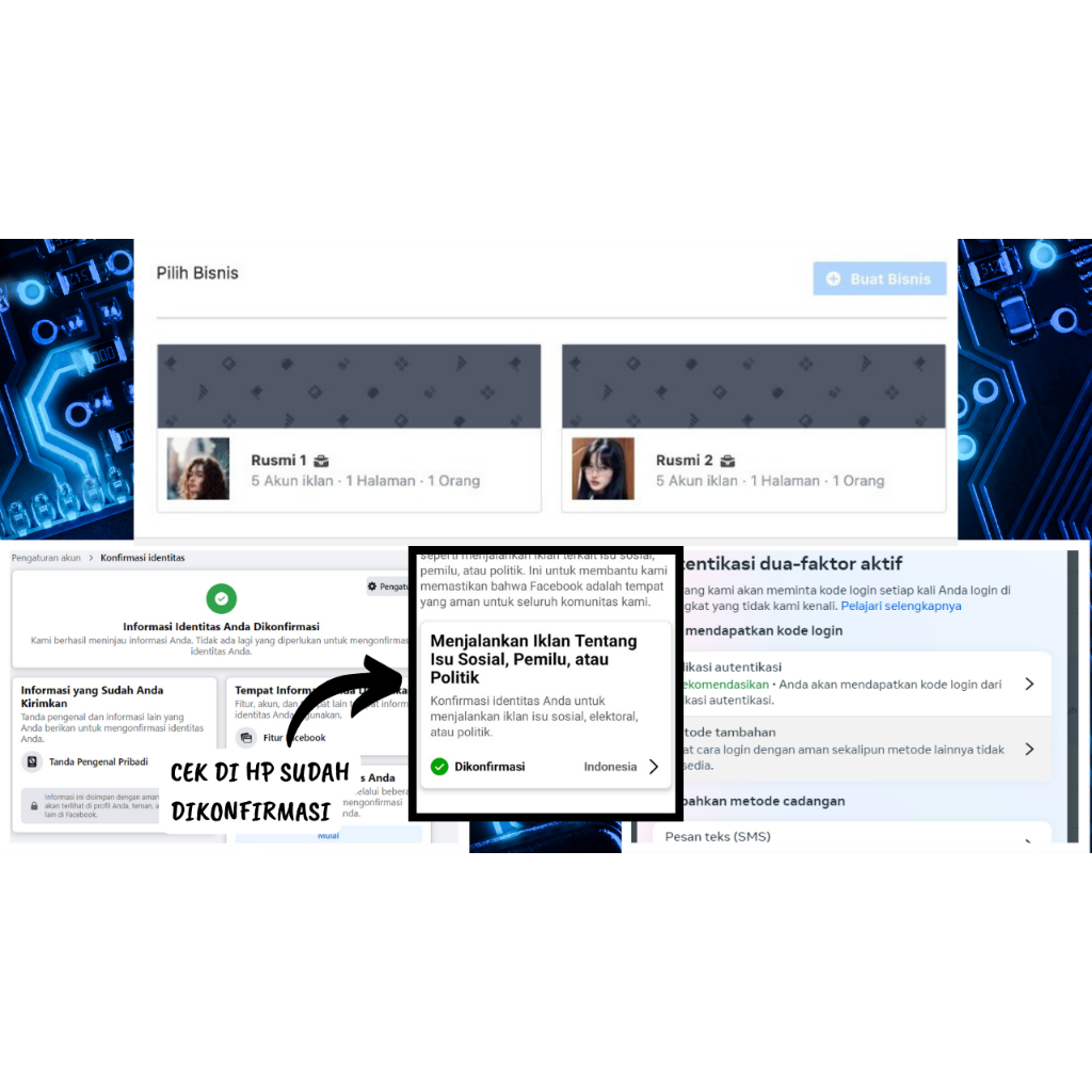 FB VERIF ISPOL + 1 BM Reinstated + ISI 5 AKUN IKLAN