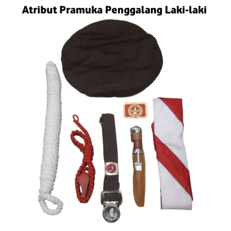 Atribut Pramuka SD Lengkap Anak Laki-laki