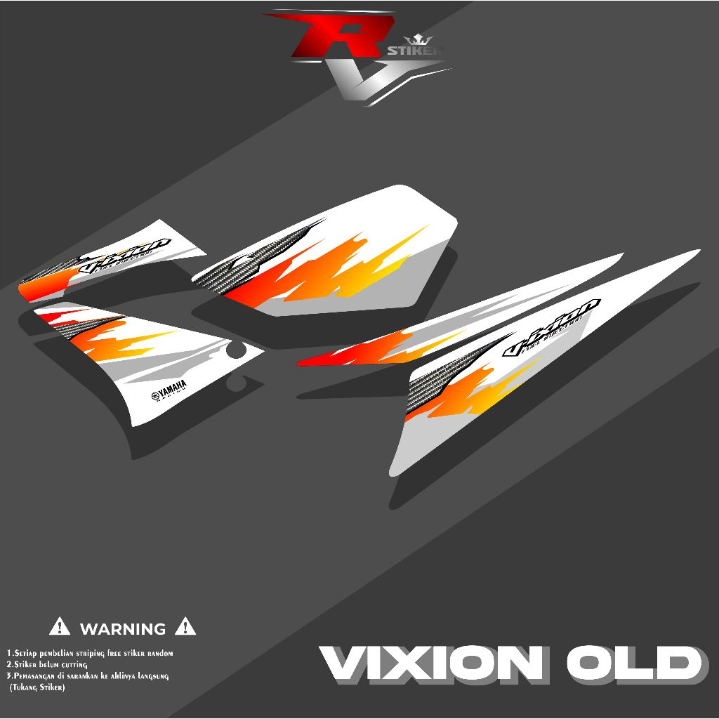 STRIPING VIXION OLD/STIKER VIXION LAMA/STRIPING VIXION 2008-2012