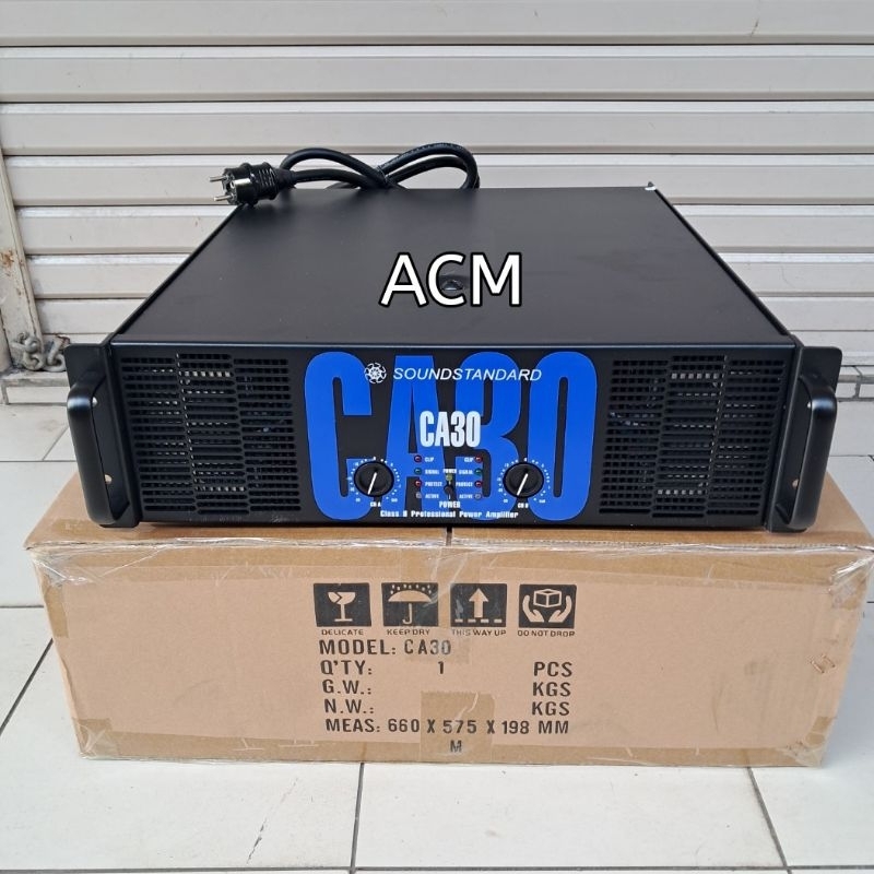 POWER AMPLIFIER SOUNDSTANDARD CA30 BODY PANJANG CA 30