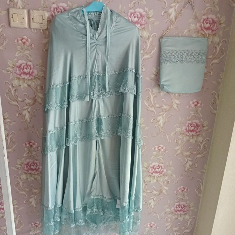 MUKENA DEWASA ARMANI SILK RENDA