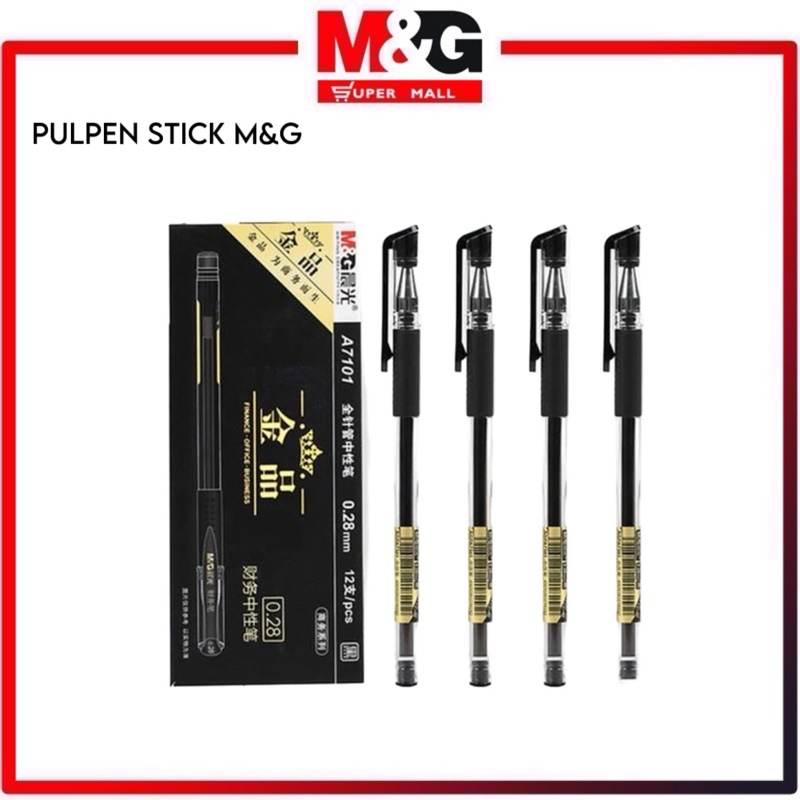 

M&G Pulpen Gel / Bolpoin Stick Gel Black 0.28mm / AGPA7101