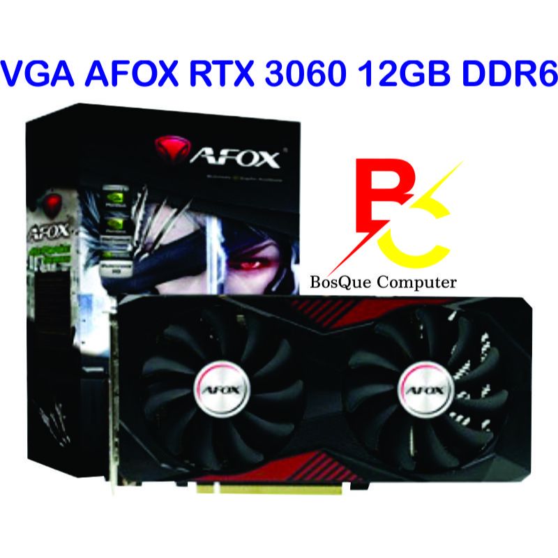 VGA CARD AFOX GEFORCE RTX 3060 12GB GDDR6 192BIT