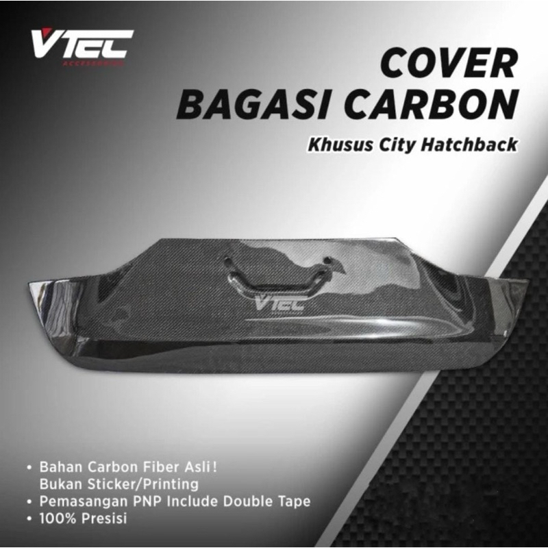 Cover Pintu Bagasi Carbon City Hatchback