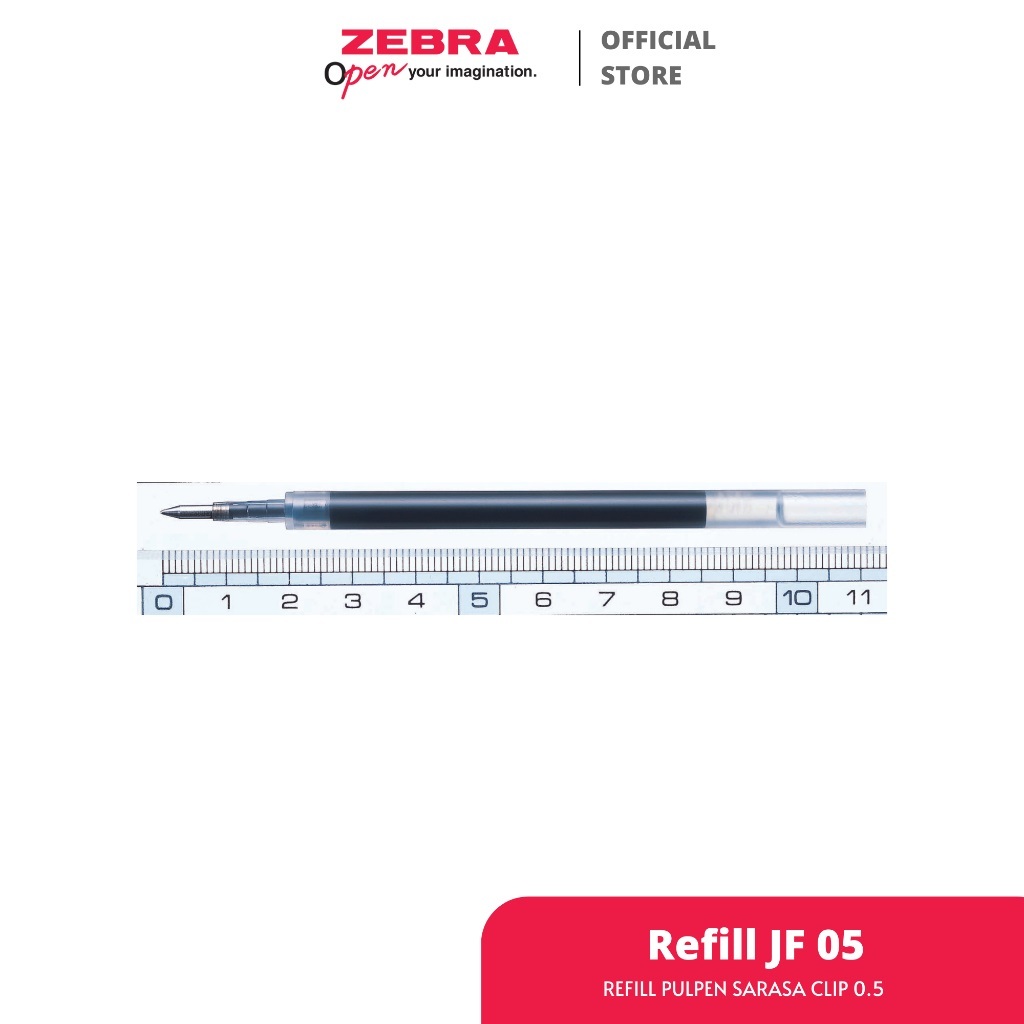 

Zebra Sarasa 0.5 mm Gel Pen Refill RJF-05 - Isi Pulpen Sarasa Clip 0.5mm