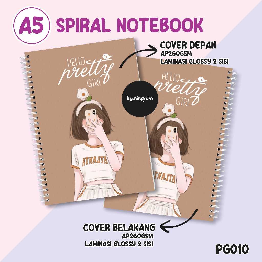 

Buku Catatan Spiral Notebook A5 [PG010] Jurnal Aesthetic Line Blank Tema Pretty Girl