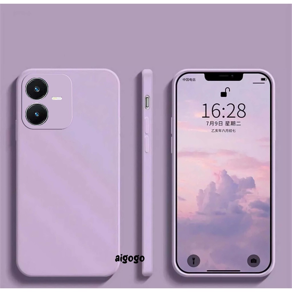 Softcase Macaroon Vivo Y22 | Case HP Vivo Y22 | Case Vivo Y22 | Kesing HP Vivo Y22 | Casing HP Vivo 