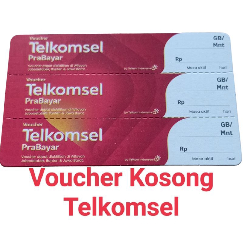 Voucher Zero/Kosong Telkomsel