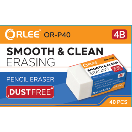 

Penghapus Orlee Putih OR-P40 (1 PACK isi 40 PCS)