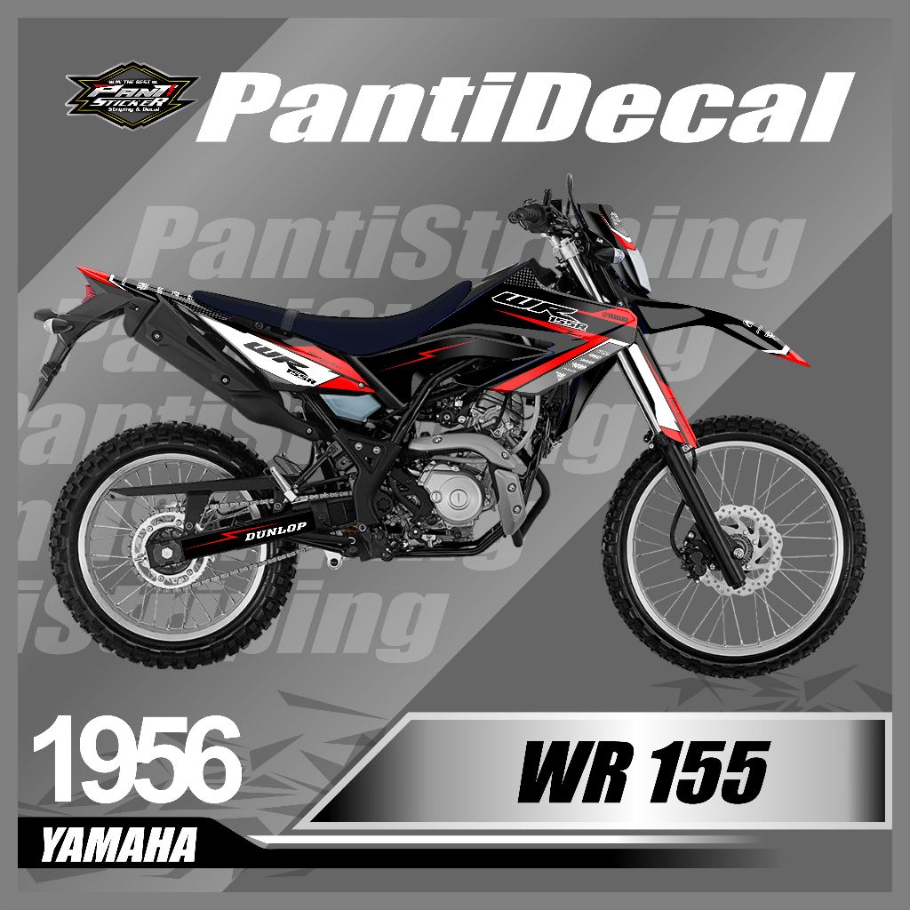 Sticker AKSESORIS Decal WR155 Full Body Bebas Custom - STICKER STRIPING MOTOR WR 155 Variasi LIST
