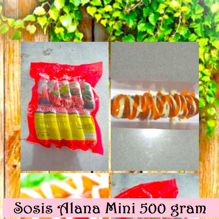 

Sosis Alana Sapi SAPI 500 Gr Mini Bratwurst Isi 10