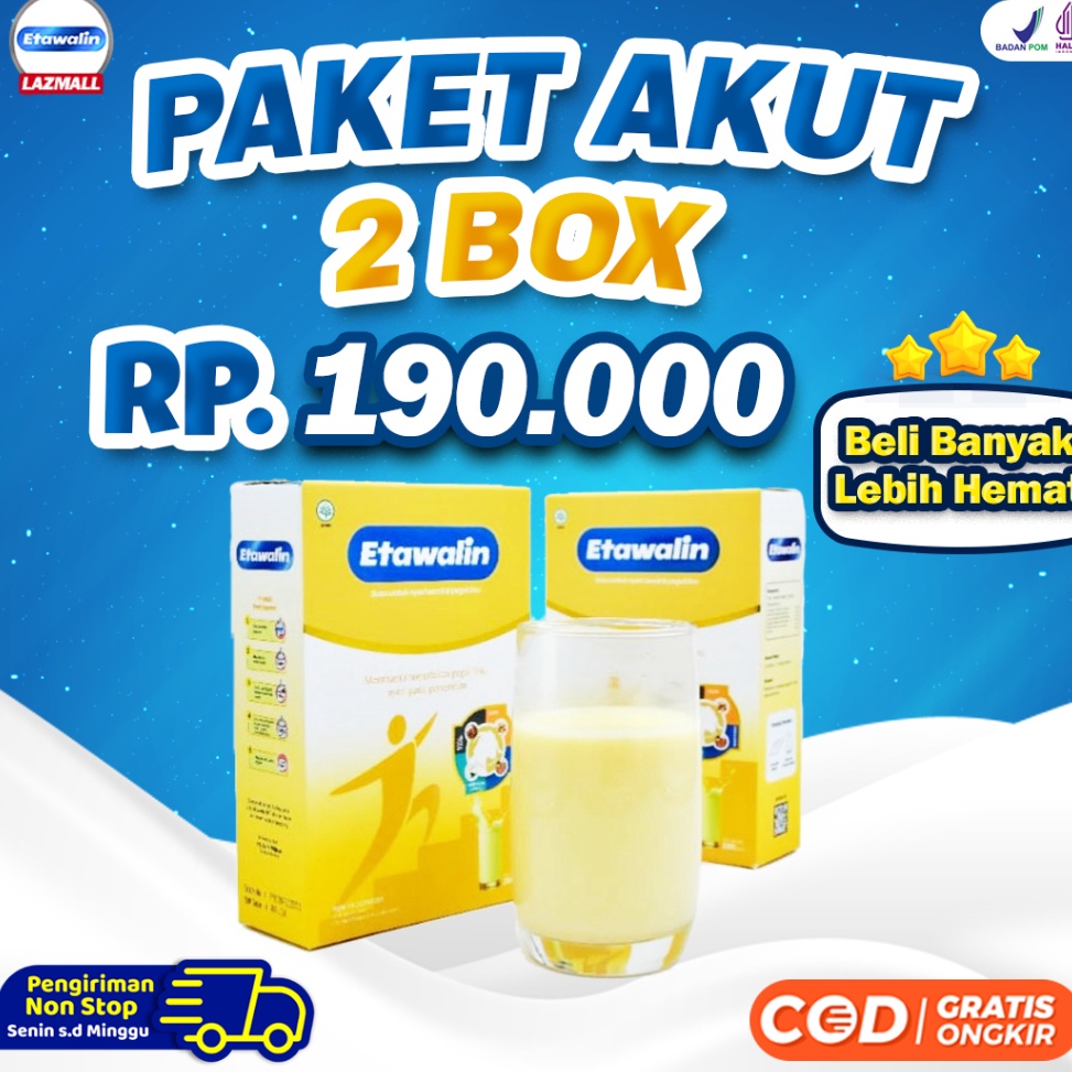 

BEST SELLER Paket 2 Box Etawalin Susu Etawa 1 Alami Tanpa Efek Samping