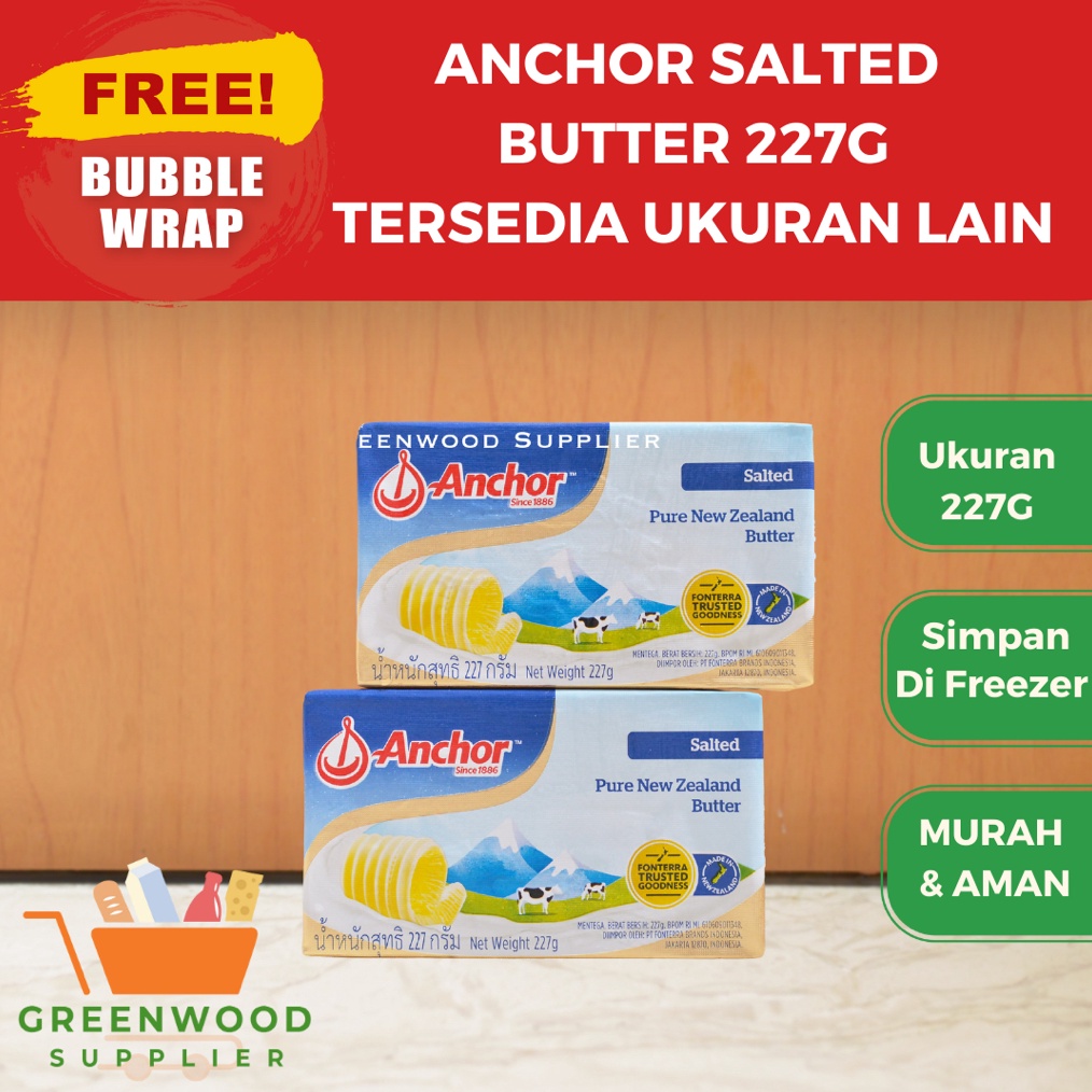 

BISA COD Anchor Salted Butter 227 Gram