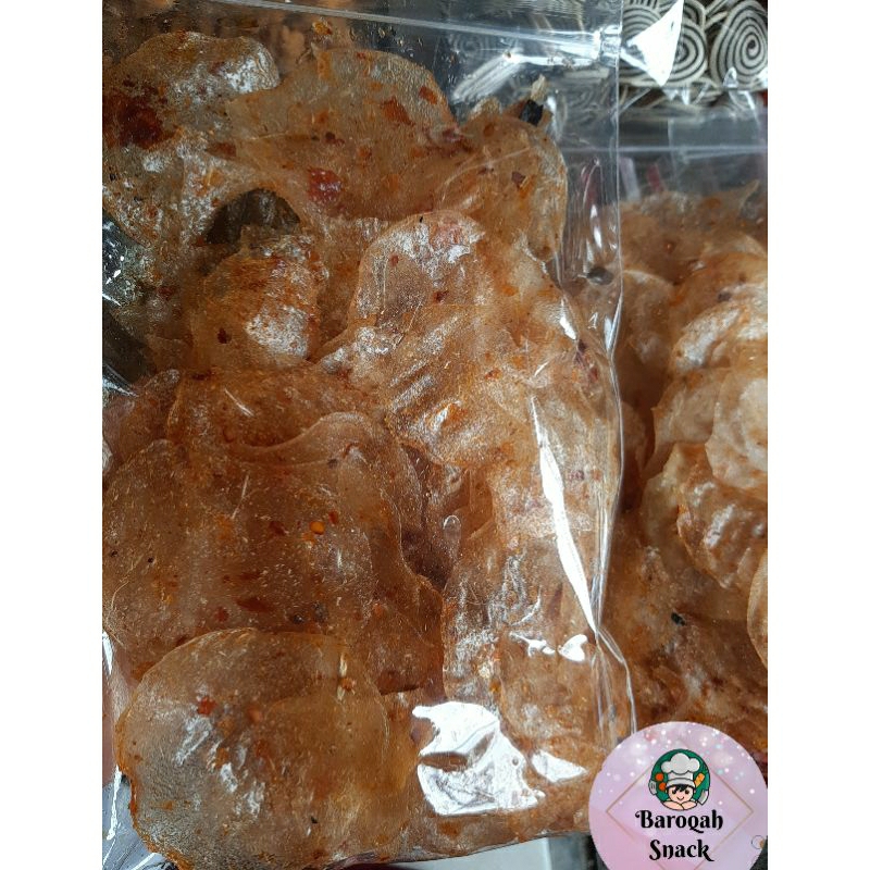 

KERIPIK KACA PEDAS 100GR KHAS DAUN JERUK /OPAK KACA PEDAS