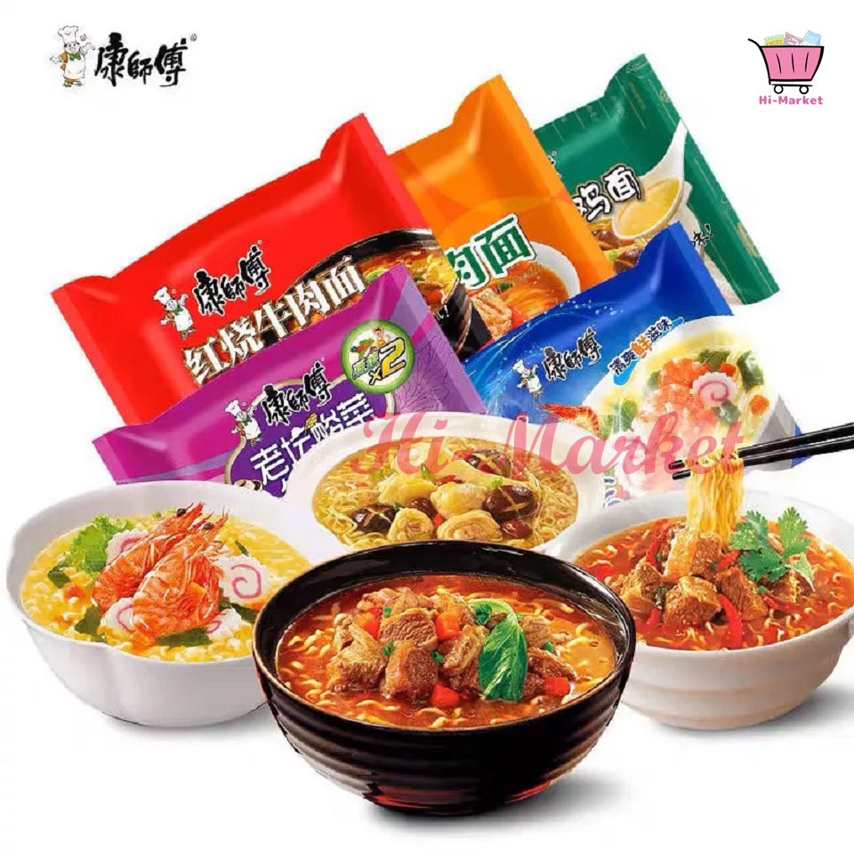 

Master Kong Instant Noodle - Kangshifu Mie Instant Kang shi fu 98g-117g 康师傅袋装方便面