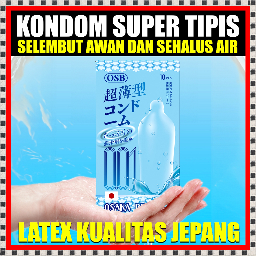 [Ready Kirim] Kondom OSB Osaka Brother Favorit Wanita GRATIS BONUS - Motif Gerigi - Garis2 Pipa - Po