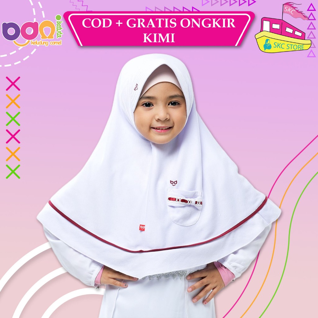 Bani Batuta Kimi - Kerudung Instan anak / Bani Batuta / Krukid / Hijab / Jilbab