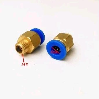 Fitting pneumatic M8 selang 6mm