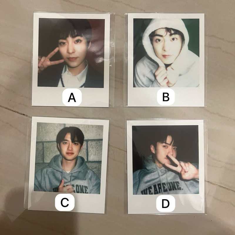 (READY STOCK) RANDOM POLAROID EXO SEASON GREETING 2024 XIUMIN SUHO CHANYEOL BAEKHYUN CHEN KYUNGSOO D