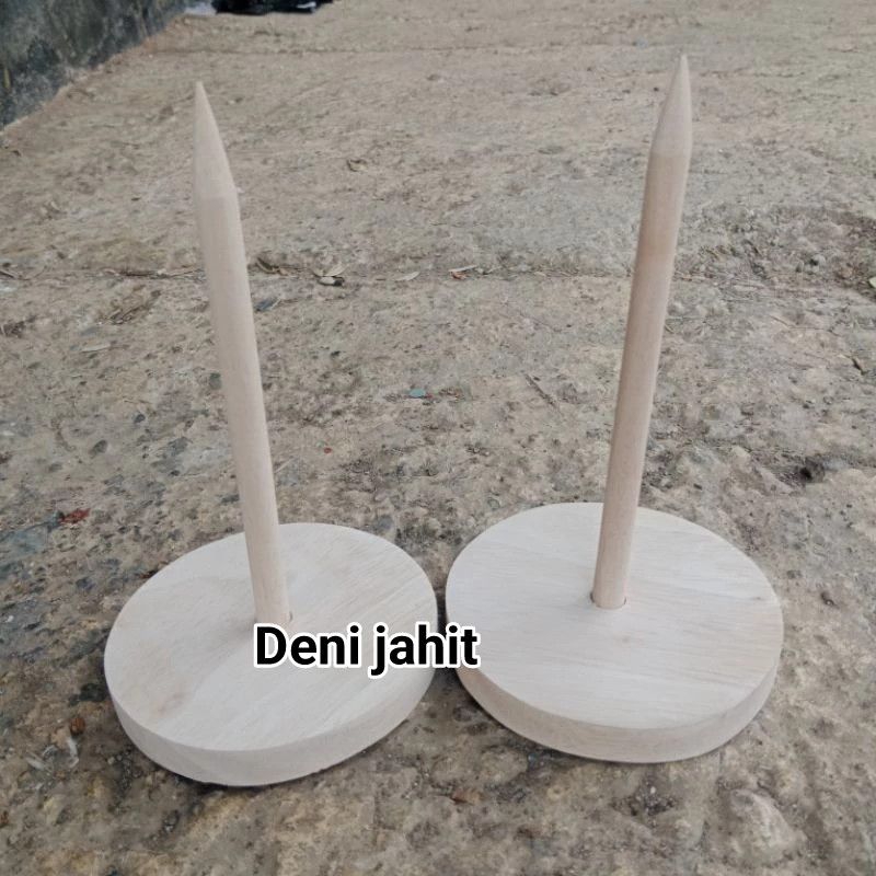 stand buket/stand amigrumi/stand buket minitempat ikat rambul kayu mahoni