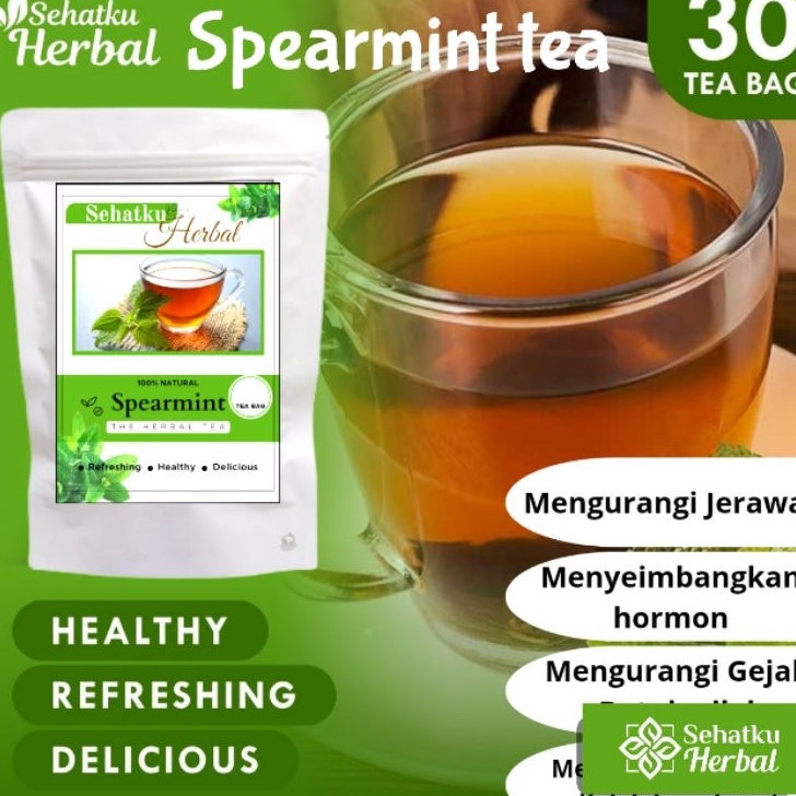 

TEBUS MURAH Spearmint leaf tea Teh Herbal Spearmint 5 Gram 3 Tea bag