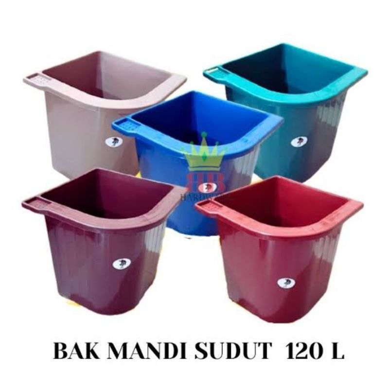 bak mandi sudut  120liter