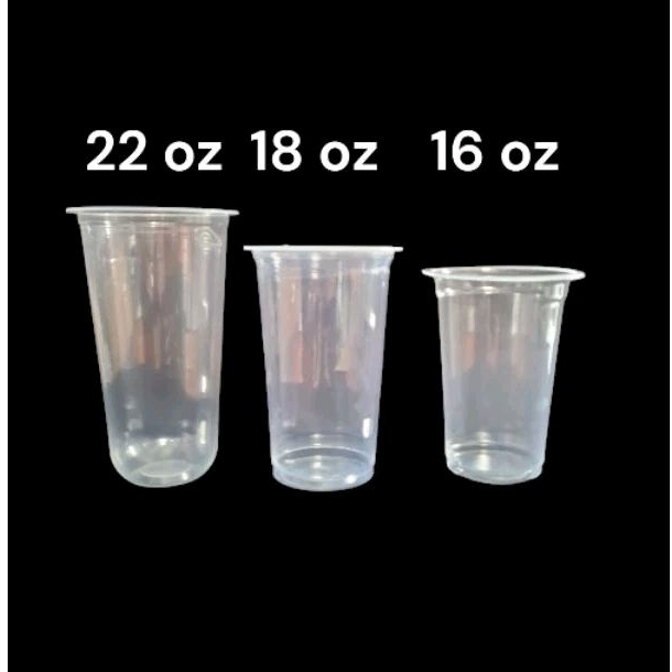 (50pcs) Cup Gelas Oz Oval/Datar 22, 16, 28