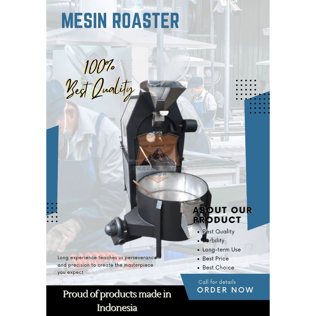 Mesin Roaster - Mesin Sangrai Kakao / Kopi dll - Mesin Pemanggang