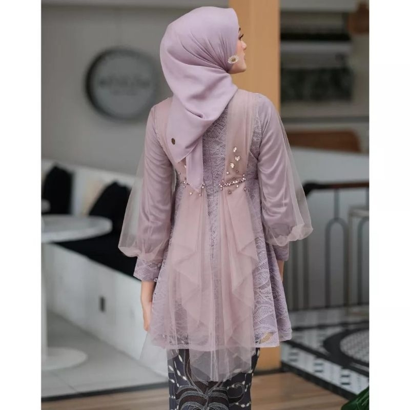 Batik Coupel Kebaya modern Kebaya Baju Tunangan Lamaran Batik Brukat