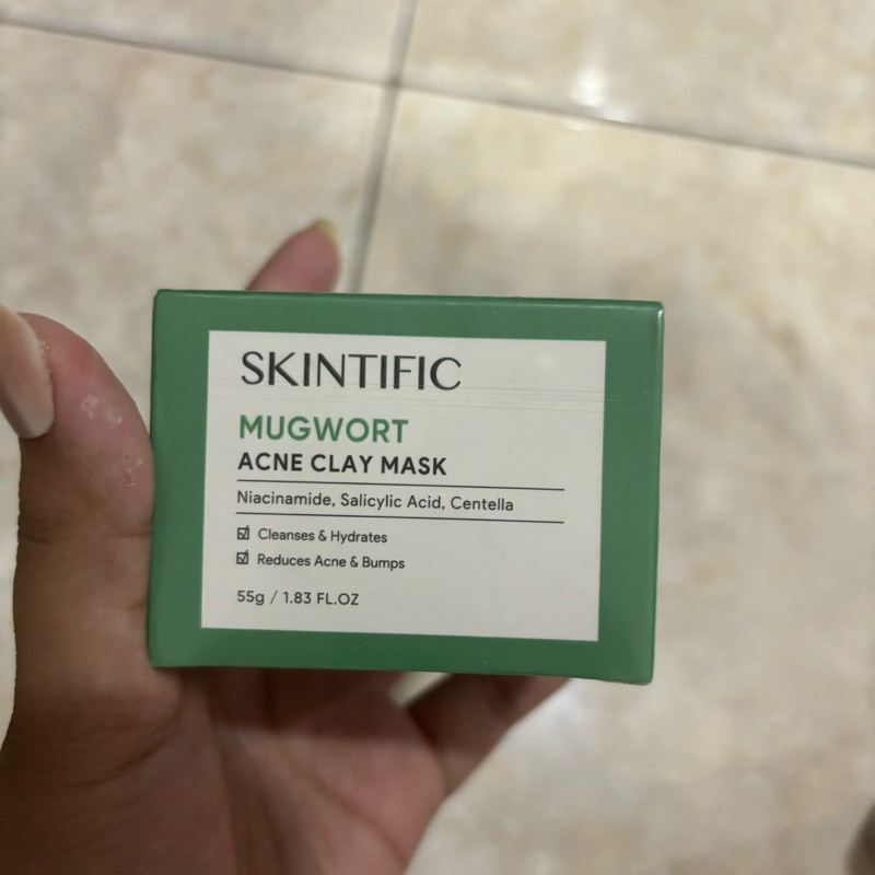 SKINTIFIC MUGWORT ACNE CLAY MASK
