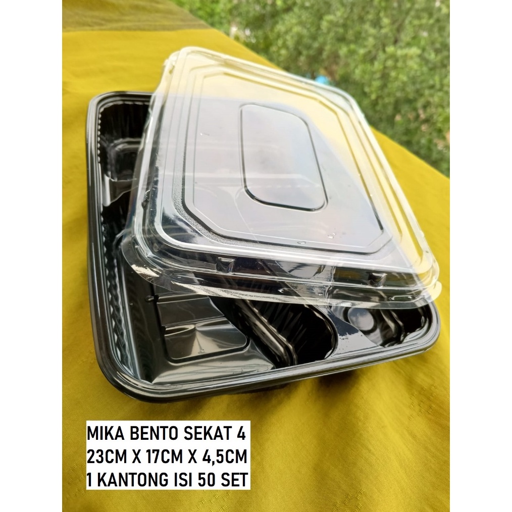 1212 COD CARGO AJA 1 pack 5 set  BELI 2 FREE ONGKIR  MIKA BENTO SEKAT 4 Bintang  TUTUP Lunch Box kot