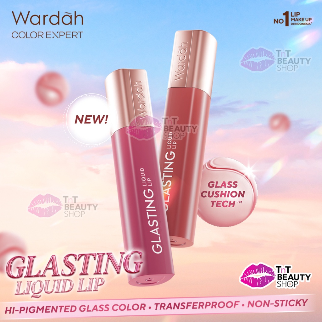Star WARDAH Liquid Lip Glasting Indonesia  Lip Glasting 35g  Everglasting Shine  Hi Pigmented Glass 