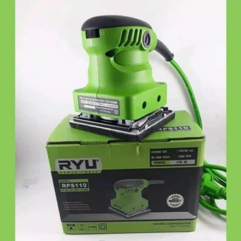 Mesin amplas RYU Palm Sander RYU RPS110 Mesin amplas kayu