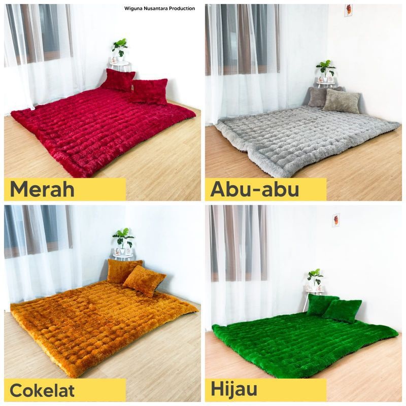 Anyar- Free 2 Bantal  - Kasur simple nyaman - Kasur Bulu Rasfur Gender bahan dawsol premium  Empuk T