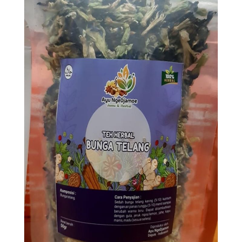 

BUNGA TELANG ASLI 100gr