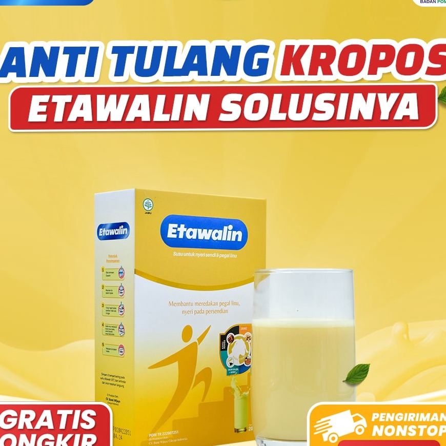 

77 ETAWALIN Original Susu Kambing Etawa Susu Kambing Etawa Tingkatkan Kepadatan Kesehatan Tulang Sendi Susu Anti Asam Urat Rematik Reumatik Nyeri Sendi 2gr