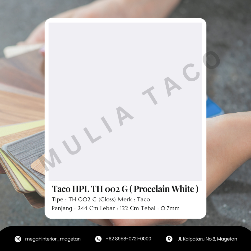 Taco HPL TH 002 G (Porcelain White)
