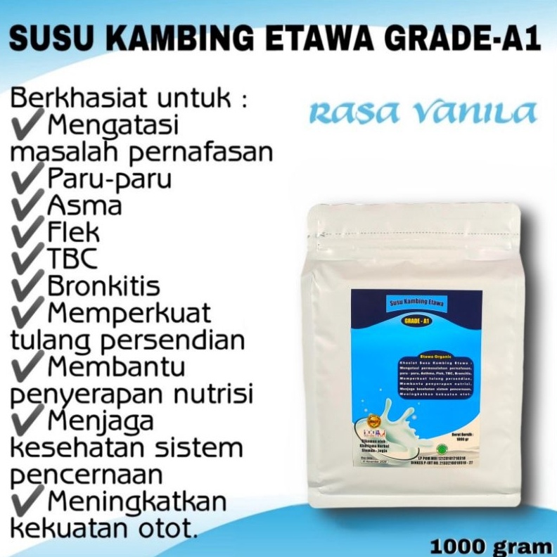 

1212 SALE SUSU KAMBING ETAWA GRADE A1 1GR1KG ORIGINAL murah