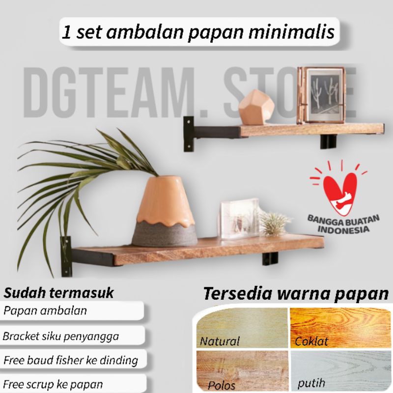 Rak minimalis dinding susun tempel / gantungan rak Rak dinding gantung /rak ambalan gantung