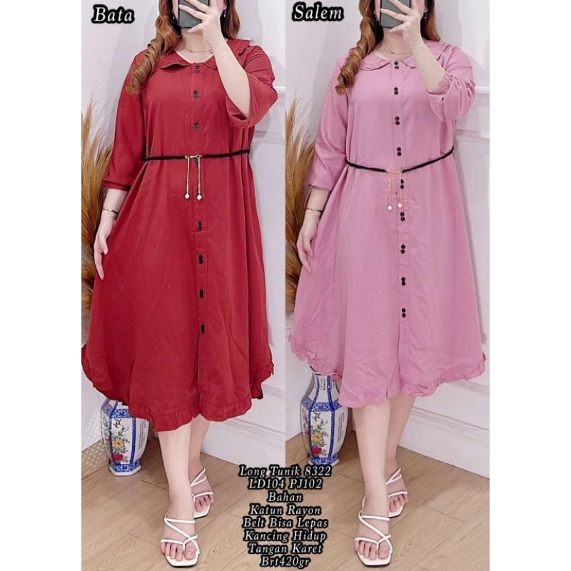 LONG TUNIK 8322 KATUN RAYON
