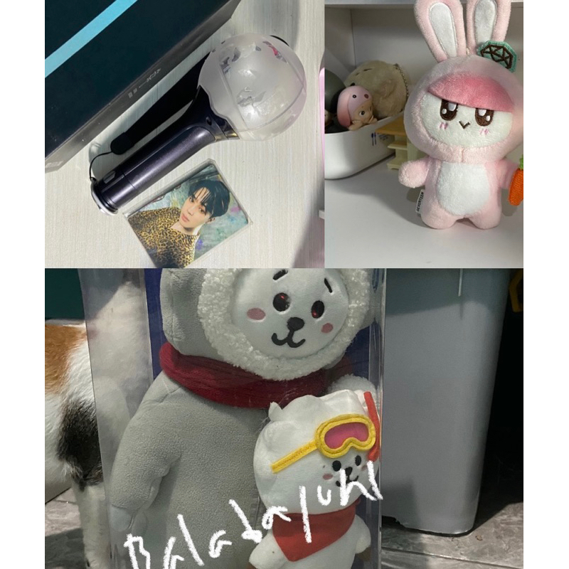 OFFICIAL LIGTHSTICK BTS VER 3, SVT BONG BONG, DOLL BT21 RJ Halloween winter summer doll & BTS charac
