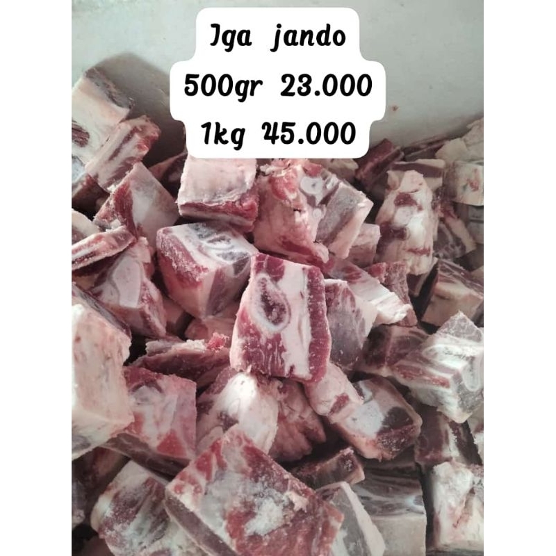 

Iga Jando 500gr/Tulang Iga Muda/Iga Brisket