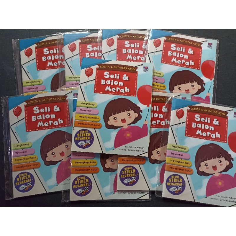 Cerita dan Aktivitas Asyik (Seli&Balon Merah dan Tomi ke kebun binatang)